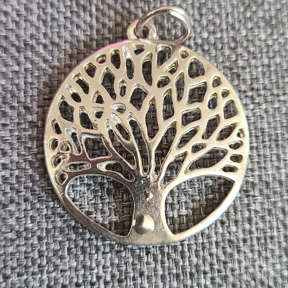 Silver Tree of Life Charm